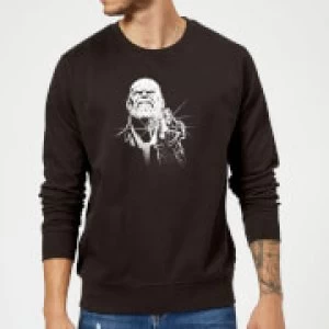 Image of Marvel Avengers Infinity War Fierce Thanos Sweatshirt - Black