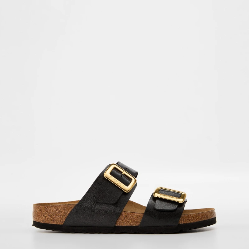 Image of Birkenstock Womens Sydney Flat Sandals Licorice female 4.5 (37)