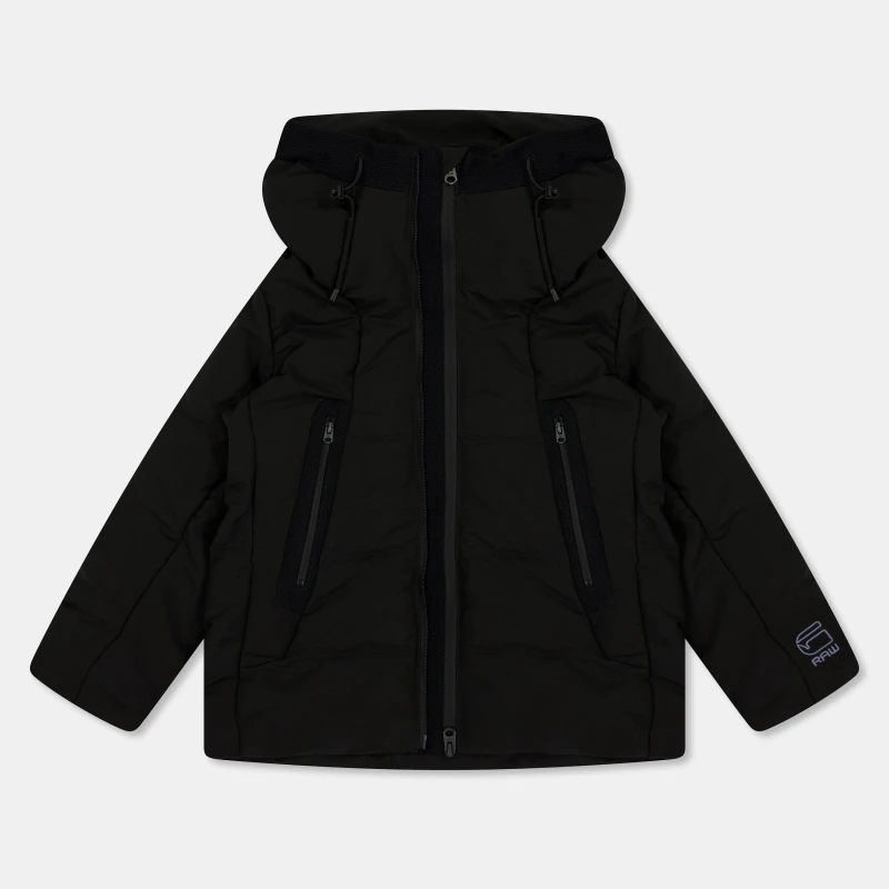 Image of G Star Kids Cayley Quilted Medium Puffer Jacket Black male 8Y