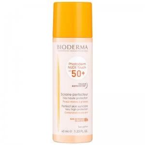 Image of Bioderma Photoderm Nude Touch Tinted Fluid for Combination to Oily Skin SPF 50+ Shade Natural 40ml