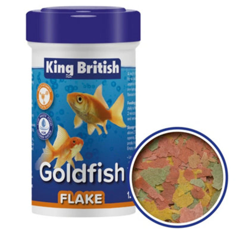 Image of King British Natural Goldfish Flake (With Ihb) 12G (Pack Of 24)