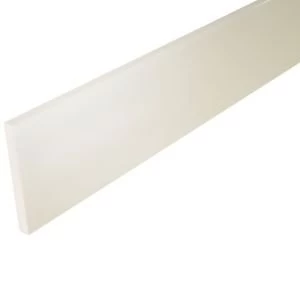 Image of Cooke Lewis Kitchens High gloss Cream Straight plinth L3.05m