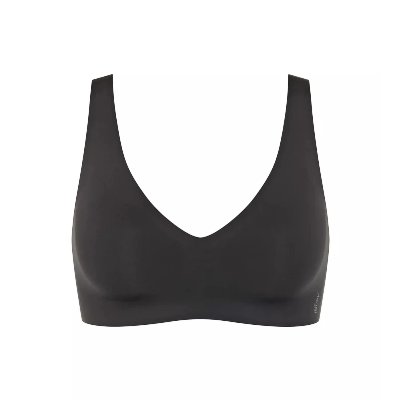 Image of Sloggi Zero Feel 2.0 Bra Without Underwiring Black Women S;M;XL