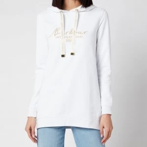 Image of Barbour International Womens Throttle Overlayer - White - UK 12