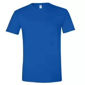 Image of Gildan Mens Short Sleeve Soft-Style T-Shirt (L) (Royal)
