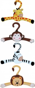 Image of Fantasy Fields Sunny Safari Set of 4 Hangers.