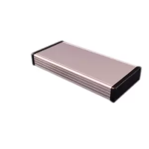 Image of Hammond 1455L2202BK Extruded Aluminium Enclosure 223 x 103 x 30.5 ...