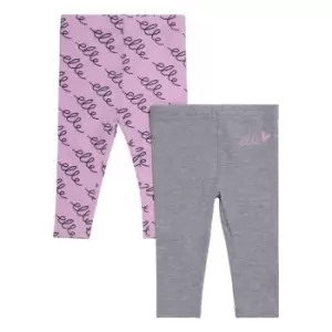 Image of Elle 2 Pack Legging Set Baby Girls - Grey