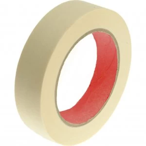 Image of Faithfull Low Tack Masking Tape White 25mm 50m