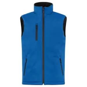 Image of Clique Mens Softshell Padded Gilet (S) (Royal Blue)