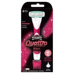 Image of Wilkinson Sword Quattro For Her Bikini Razor