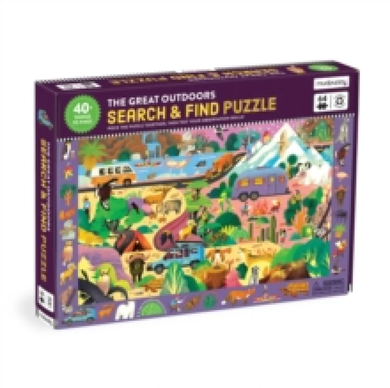 Image of The Great Outdoors 64 piece Search and Find Puzzle Jigsaw