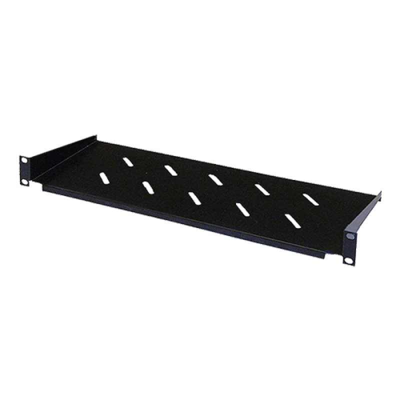 Image of Cablenet 1u 200mm Cantilever Vented Shelf Black (20Kg)