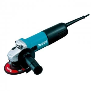 Image of Makita 9557NBR 115mm Anti-Restart Grinder 840W 240V