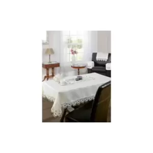 Image of Tablecloth Lucinda 60 x 90" Cream