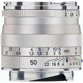 Image of Zeiss Planar T 50mm f/2 ZM Silver