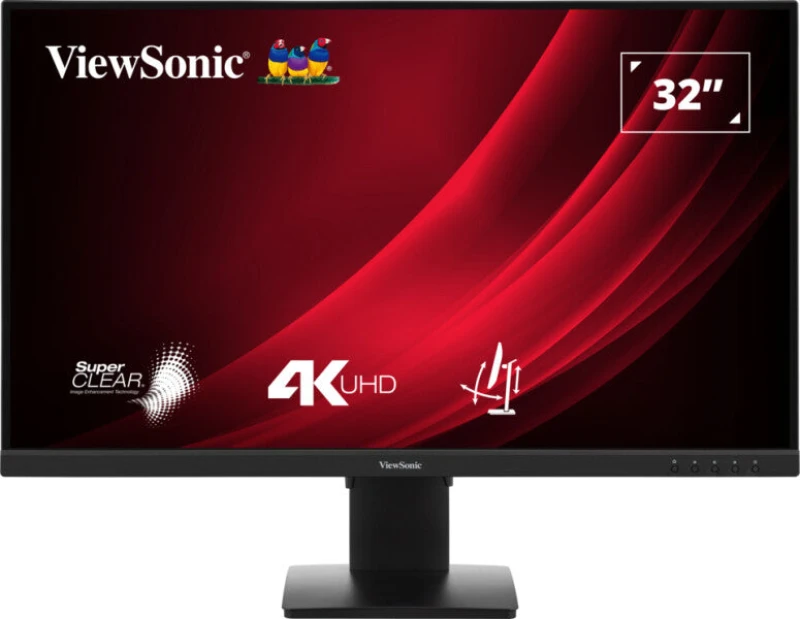 Image of Viewsonic Viewsonic VG3208-4K computer monitor 81.3cm (32") 3840 x 2160 pixels 4K Ultra HD LED Black VG3208-4K