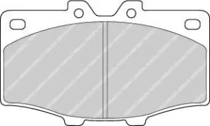 Image of Ferodo FDB288 Brake Pad Set Front Axle Premier Car