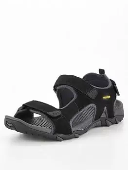 Image of Trespass Mens Belay Cushioned Three Strap Adjustable Walking Sandal UK Size 9 (EU 43)