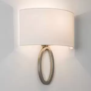 Image of Lima 1 Light Indoor Wall Light Matt Nickel, E27