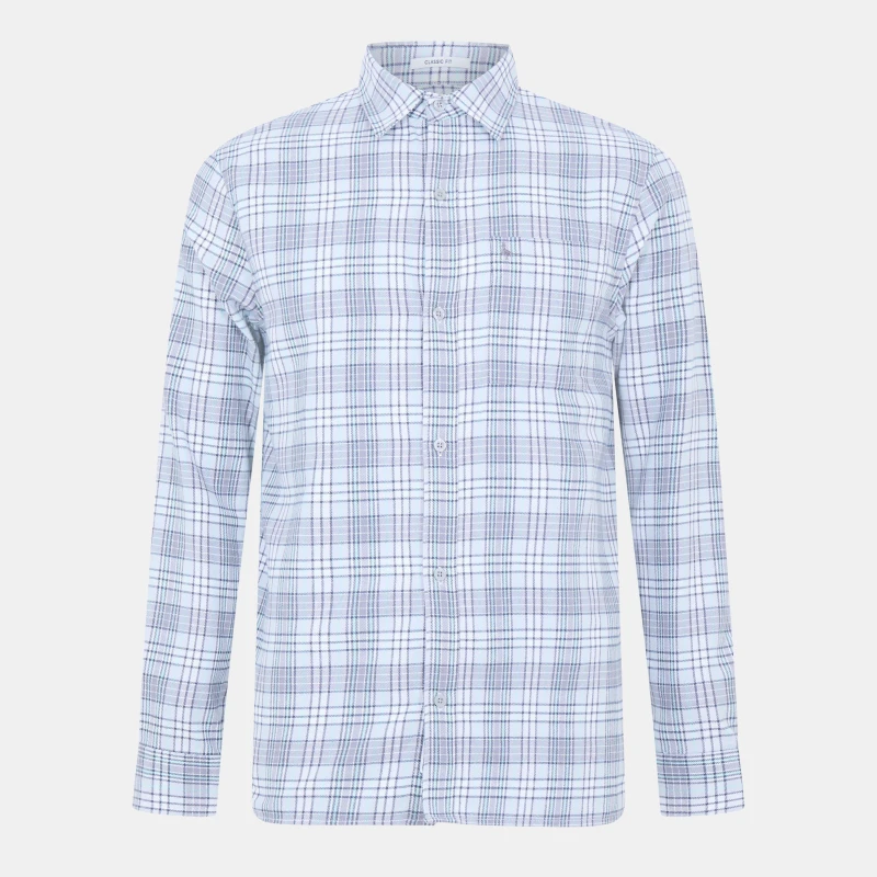 Image of Jack Wills Check Flannel Shirt - Grey Grey XS