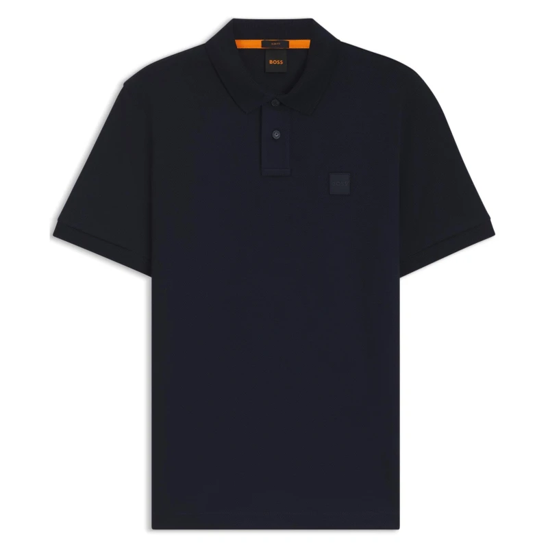 Image of Boss Mens HBO Passenger Premium Design Polo Shirt Navy 404 male M