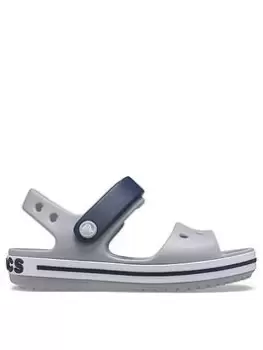 Image of Crocs Crocband Sandal Kids, Grey, Size 2 Older