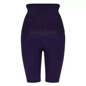 Image of Reebok Lux Maternity Shorts Womens - Purple