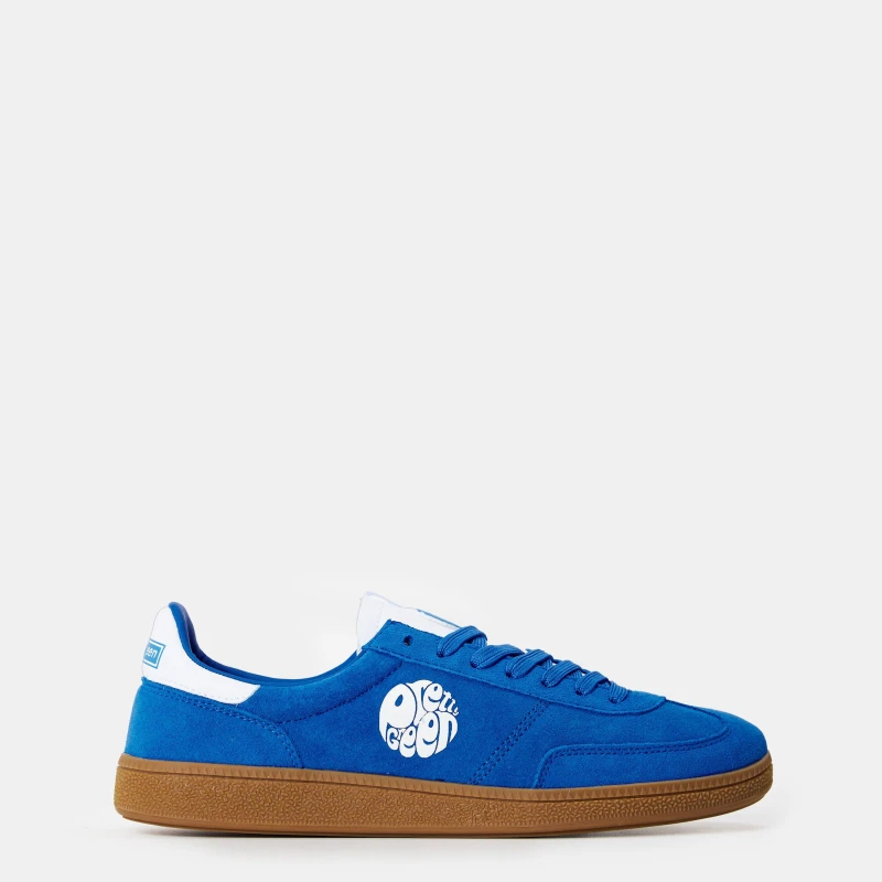 Image of Pretty Green Mens PG Ramblas Low-Top Trainers Sky Blue/White male 7 (41)