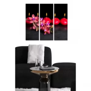 Image of MDF7412405 Multicolor Decorative MDF Painting (3 Pieces)