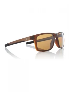 Image of Oakley Brown Holbrook Mix Rectangle Sunglasses Brown