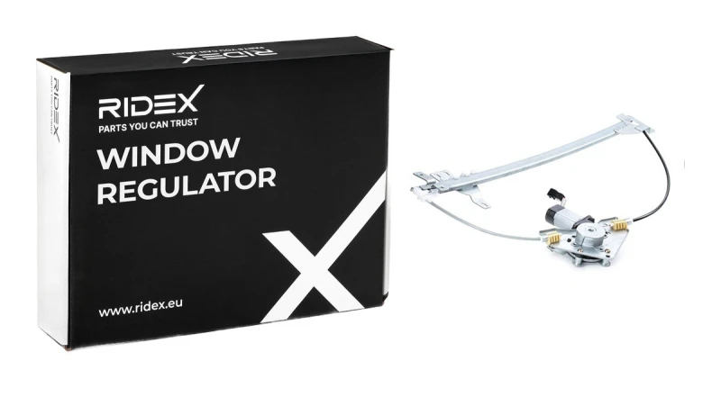 Image of RIDEX 1561W0038 Window regulator Right Front, Operating Mode: Electric, with electric motor Window Winder (1561)