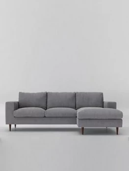Image of Swoon Evesham Fabric Right Hand Corner Sofa - Smart Wool