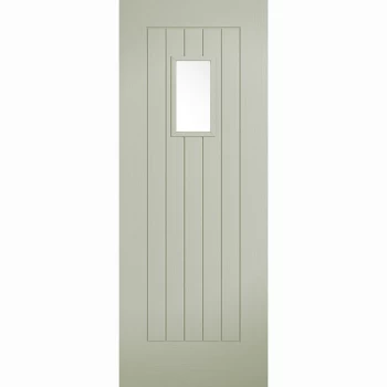 Image of LPD Timber Composite External Door Suffolk French Sage Glazed - 1981mm x 762mm (30 Inches)