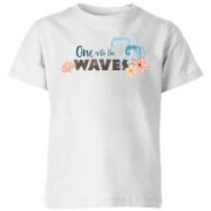 Image of Moana One with The Waves Kids T-Shirt - White - 3-4 Years