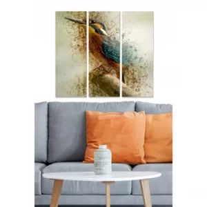 Image of MDF3192157 Multicolor Decorative MDF Painting (3 Pieces)