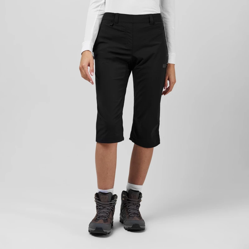 Image of Jack Wolfskin Activate three quarterPants Ladies - Black 8
