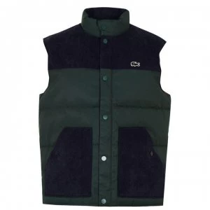 Image of Lacoste L!VE Cord Gilet - Navy CJ9