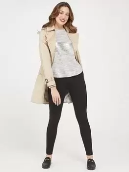 Image of Spanx Ankle Jean-ish Legging with Medium Control - Black, Size XL, Women