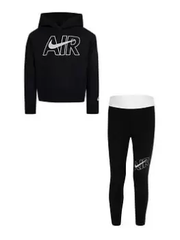 Image of Nike Younger Girls Air Po & Legging Set, Black, Size 2-3 Years, Women