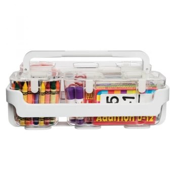 Image of Deflecto Stackable Caddy Organizer White - DE29004
