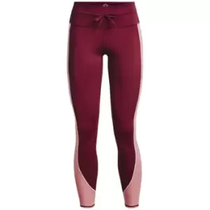 Image of Under Armour Armour Rush ColdGear Novelty Leggings Ladies - Red