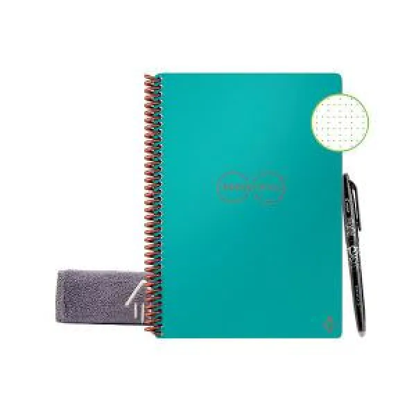 Image of Rocketbook Core Executive Set Dot Reusable Teal 505474 BC40396