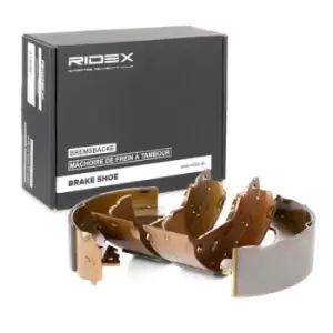 Image of RIDEX Brake Shoes 70B0013 Brake Shoe Set,Brake Lining FIAT,PEUGEOT,CITROEN,Ulysse (179_),Scudo Kastenwagen (220_),Scudo Kombi (220_),ULYSSE (220)