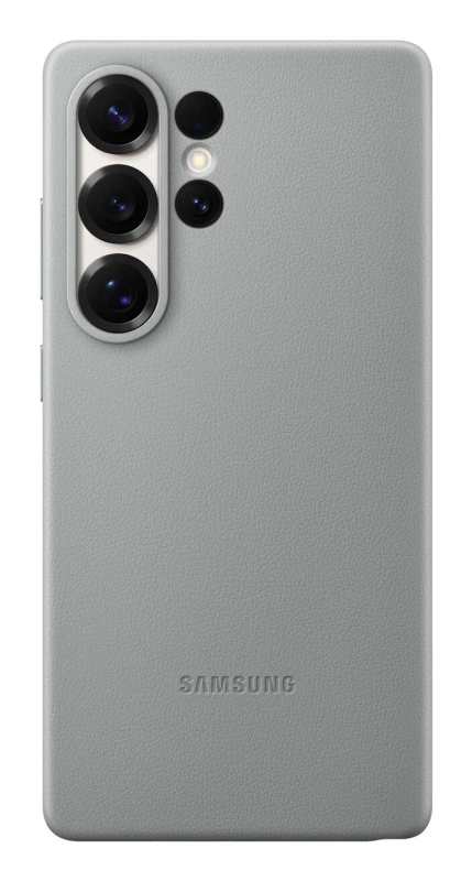 Image of Samsung Kindsuit Faux Leather Case for Galaxy S25 Ultra Grey