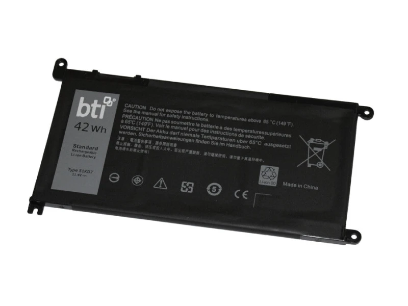 Image of BTI BTI 051KD7 compatible 42Wh 3-cell battery for Dell Chromebook 3180 051KD7-BTI
