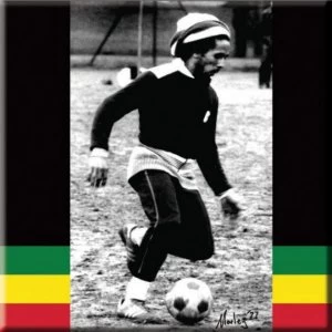 Image of Bob Marley - Soccer Fridge Magnet