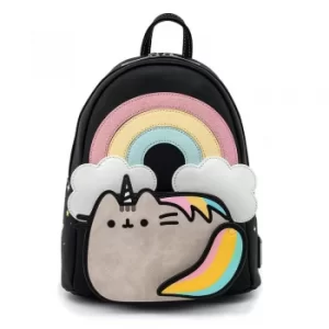 Image of Loungefly Pusheen Rainbow Unicorn Mini Backpack