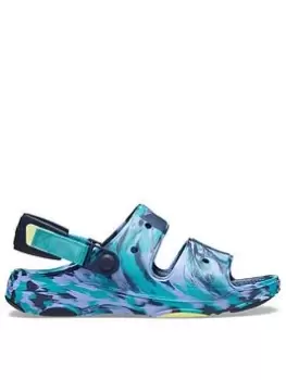 Image of Crocs Classic All Terrain Flat Sandals - Multi, Size 5, Women