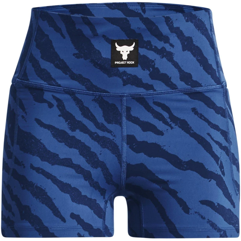 Image of Under Armour Project Rock Meridian Shorts Womens - Blue Blue 8